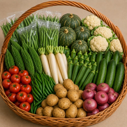 full-1780810806.jpg 1.Healthy Veg Basket(Ozone Wash-ओजोन वाश प्रविधिबाट बिषादी न्यूनीकरण गरिएको) - Image 1
