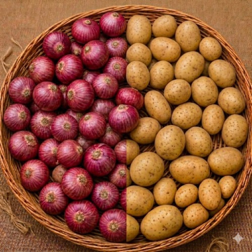 full-1782883145.jpg Aalu Pyaj Basket(Ozone Wash-ओजोन वाश प्रविधिबाट बिषादी न्यूनीकरण गरिएको) - Image 1